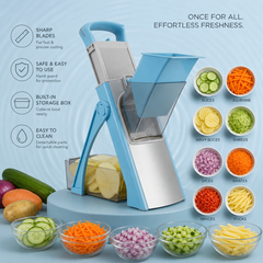 Multi-Function Vegetable Cutter with Storage Box